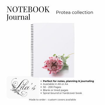 Notebook Protea Pink