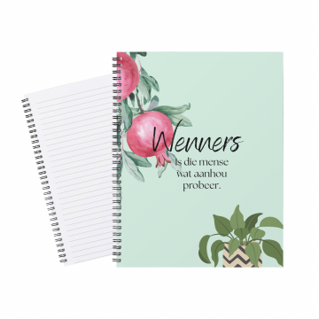 Notebook Notaboek Wenners