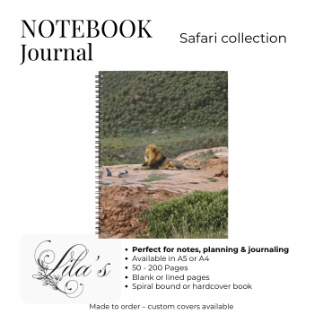 Notebook Safari Lion 015