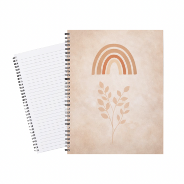Notebook Boho Rainbow Plants