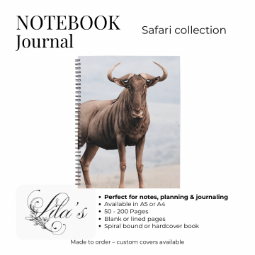 Notebook Safari Wildebeest