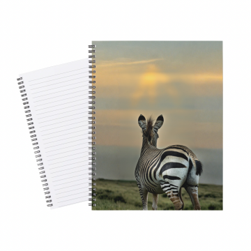 Notebook Zebra Sunset