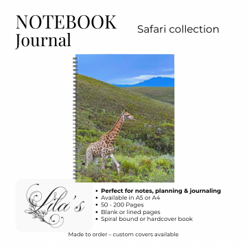 Notebook Safari Giraffe