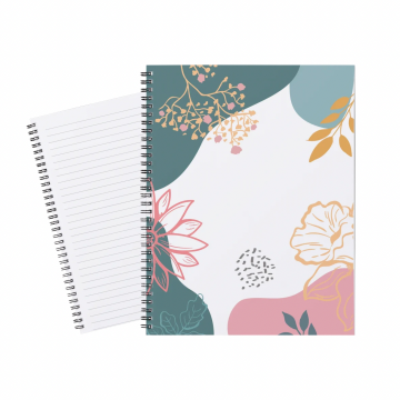 Notebook Floral Abstract