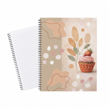 Notebook Boho Cupcake
