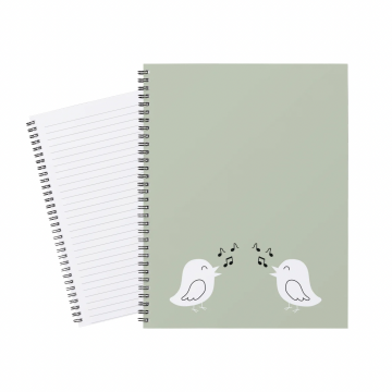 Notebook Chirping Birds