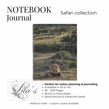 Notebook Safari Lion 012