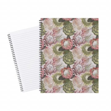 Notebook Protea Watercolours