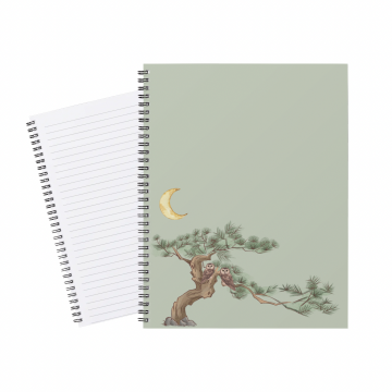 Notebook Big Tree Owls