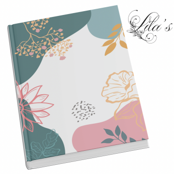 Notebook Floral Abstract