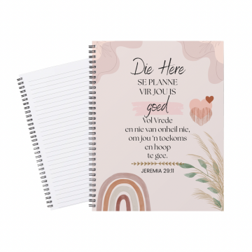 Notebook Notaboek Die Here is