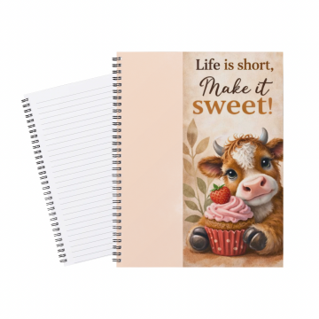 Notebook Cow Make it Sweet