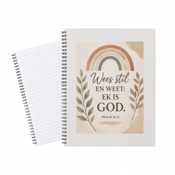 Notebook Notaboek Wees stil